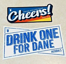 Dutch Brothers Coffee DRINK ONE FOR DANE Sticker Set 2018 2020 #ENDALS picture