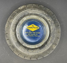 Vintage Goodyear Tire Ashtray Easy Pay Tire Store Clay Center Kansas Advertising picture