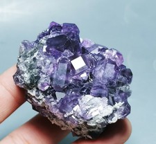Natural Tanzanite Purple Fluorite Mineral Specimen China picture