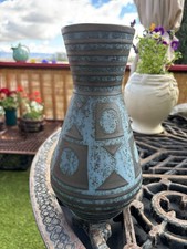 West German Carstens Tonnieshof Vase MCM 1960-70 $165 9.5” picture