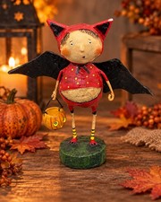 Lori Mitchell Bat Boy Ben Halloween Figurine Rare Red Variant Retired ESC Vtg picture