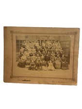 Antique 1890s Vienna Austria Large Group Photograph Victorian Women Wien picture