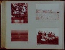 Photo:New York City 1890s Snapshot Photo Album Beach Portraits Trees picture