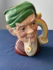 Royal Doulton Leprechaun Toby Mug with Rainbow Handle picture