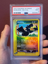 Pokemon Skyridge Murkrow 79/144 Reverse Holo - PSA 9 Mint picture