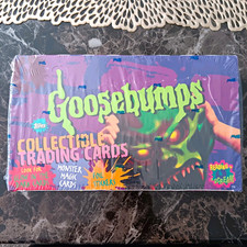 Topps 1996 Goosebumps Non-Sport Trading Cards Sealed Box w/ Glow/Foil picture
