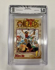 BGS 5.0 One Piece Vol 1 Gold Foil English 11th Edition 2008 Graded Manga VIZ picture