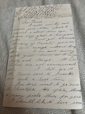 1878 Letter from East Dorset VT, Closing “I should like to have your Big Priss” picture