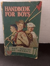 1940 Handbook for Boys 1st Ed. 34th Print. Boy Scouts of America- Rockwell Cover picture