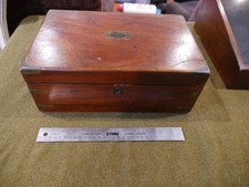Large Antique Wooden Box Made in England  picture