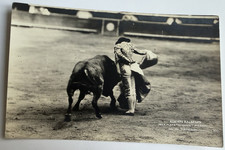 c1930s RPPC Alberto Balderas Bullfighting La Plaza El Toreo Mexico Postcard picture