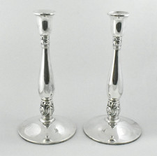 Pair Royal Danish by International Silver Sterling Candlesticks picture