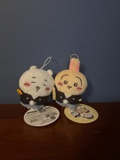 NWT Chikawa Plush Set New Year Mascot Usagi, Hachiware Keychain Round1 picture