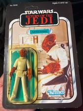 Vintage 1983 Kenner Star Wars ROTJ Admiral Ackbar Sealed Tsukuda Card picture