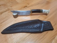 JERRY VAN EIZENGA NUNICA MI CUSTOM KNIFE W SHEATH EXCELLENT COND picture