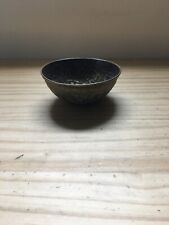 Antique Middle Eastern Copper Bowl Arabic Writings Hammered Islamic Art 5