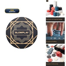 SLOWPLAY Nash Ceramic Poker Chips 10g 39mm 50 pcs for Texas Hold'em picture