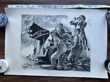 Vintage 1943 WWII World War Two Poster Philco Home Front Production Uncle Sam picture