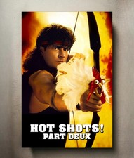 Hot Shots Part Deux 8x12 Metal Movie Poster Sign picture