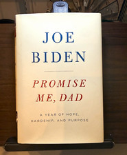 Joe Biden SIGNED Promise Me Dad 2017 First Edition 1st Printing Hardcover DJ picture