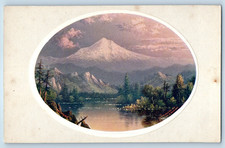 c1910's View Of Mount Hood Portland Oregon OR Barchus Art Antique Postcard picture