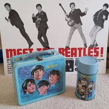 Original Beatles Lunchbox, Aladdin Industries, 1965, with Thermos picture