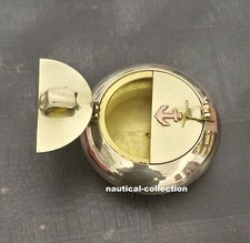 Handmed Vintage Brass Ashtray Cigar Cigarette Tobacco Marine Art Anchor, Gift picture