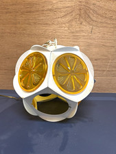 Vintage 1970s Lite Trend by Halo Lucite Citrus Slice Hanging Fixture picture