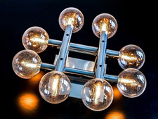 1 of 4 Kalmar Chrome Space Age Atomium RS Series Flush Mount by J. T. Kalmar 60s picture