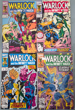 WARLOCK AND THE INFINITY WATCH SET OF 44 ISSUES (1992) NEAR FULL #1-42 THANOS picture