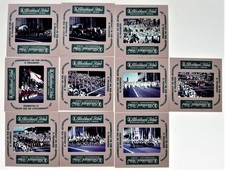 1964 antique MILWAUKEE CIRCUS PARADE PHOTO SLIDES lot 10pc #81-90  picture