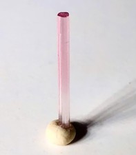 Large Pink Rubellite Crystal Raw Gemstone Natural Rough Tourmaline Specimen picture