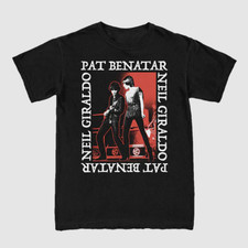 Pat Benatar and Neil Giraldo T-Shirt Men Black Unisex Unisex picture