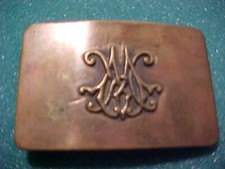 U.S. 1866-1897 MASSACHUSETTS MILITIA BELT BUCKLE, PLATE picture
