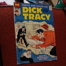 Dick Tracy monthly #137 Harvey comics 1959 Comic Book silver age crime detective picture