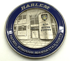 G83 NYPD Patrol Borough Manhattan North 28th Precinct Challenge Coin picture