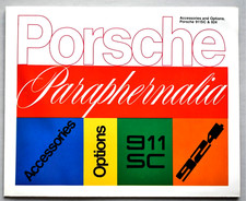 1977 PORSCHE 911SC & 924 PARAPHENALIA BROCHURE CATALOG ~ 8.5