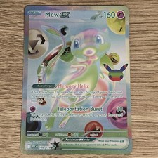 Pokemon Mew Ex 158/128 Futuristic Rare English 30th Celebration picture
