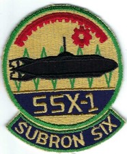 SSX-1 USN Midget Submarine 3.5x4 in FE BCP c7856 Vintage picture