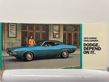 1972 Dodge Challenger Muscle Car Hayward CA Dealership Promo Postcard picture