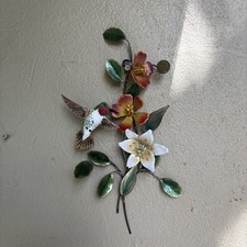 Bovano of Cheshire Enameled Copper Humming Bird On Branch. Missing Piece picture