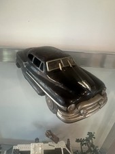 Vintage 1950s Japanese tin litho friction sedan car 7 inch wipers made Japan ￼ picture