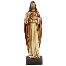 Sacred Heart of Jesus 22.75 Inch Statue Resin Religious Home Church Decor picture
