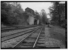 34. View south to Coal Tipple, Stub Switch in foreground - East Broad Top picture