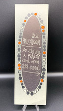 Gibson Studio Vintage Halloween Greeting Card Skeleton “A Little Fresh Air” picture