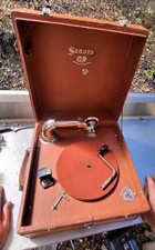 Antique Sonora  Table Top Hand Crank 78 Phonograph Player WORKS GREAT picture