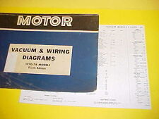 1970 1971 1972 1973 1974 FORD TORINO CONVERTIBLE CYCLONE VACUUM+WIRING DIAGRAMS picture