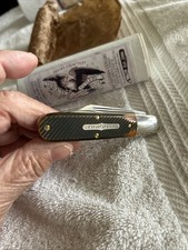 GEC ** 781224 WOODLAND SAWCUT RICHLITE BULLET END BARLOW Great Eastern Cutlery picture