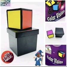 Magic Tricks Color Vision Cube Prediction Gimmick Beginner Trick picture