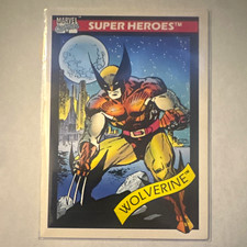 Impel 1990 Marvel Super Heroes Wolverine #10 Base Set Non-Sport Trading Card picture